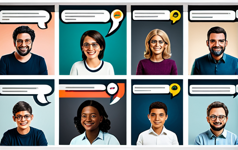 신뢰성 높은 커뮤니티 운영을 위한 조언 - **
"A bustling online community forum, featuring avatars of diverse people engaged in lively discus...