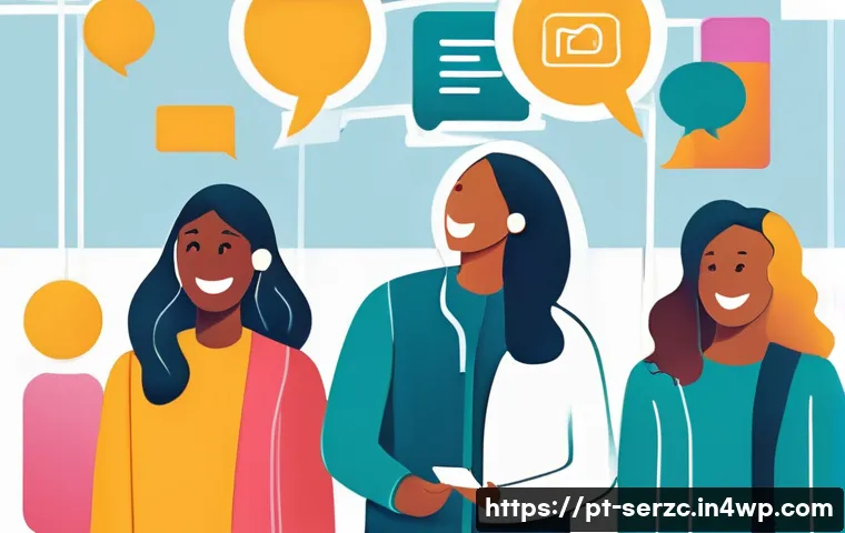 커뮤니티 관리에서의 원활한 소통 중요성 - **Prompt 1: The Essence of Active Listening and Empathy**
"A diverse group of five individuals, ...